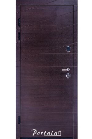 Дверь Премиум Диагональ-2 венге темный горизонт