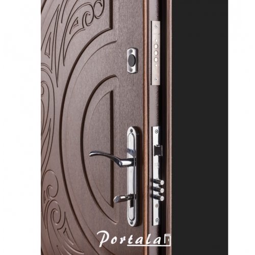 Дверь Комфорт Рассвет дуб бронзовый/дуб золотой