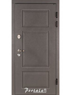 Дверь Трио Белфаст бетон серый/бетон кремовый