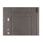 Дверь Трио Белфаст бетон серый/бетон кремовый