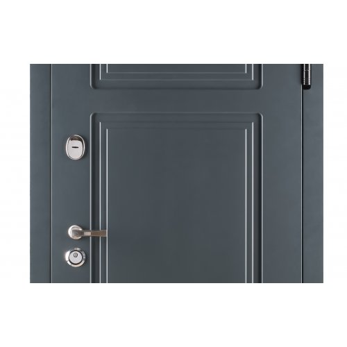 Дверь Трио Белфаст RAL7016/бетон кремовый
