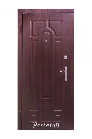 Дверь МДФ Арка 10 темный орех (квартира)