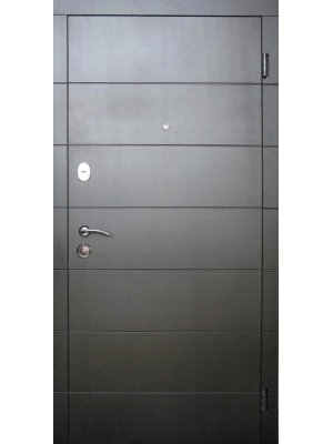 Дверь Стандарт Элегант венге темный горизон/белое дерево