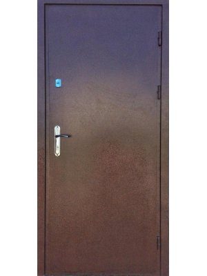 Дверь Эконом Металл/МДФ дуб бронзовый