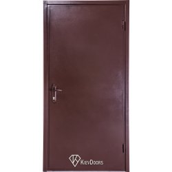 Дверь Металл/ДСП венге (высота 190см)