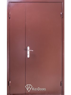 Дверь 120 Металл/ДСП венге (притвор)