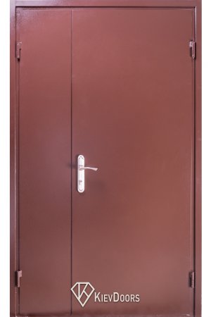 Дверь 120 Металл/ДСП венге (притвор)