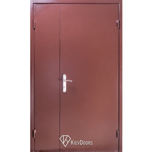 Дверь 120 Металл/ДСП венге (притвор)