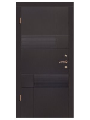 Дверь Стандарт Калифорния венге темный/венге светлый