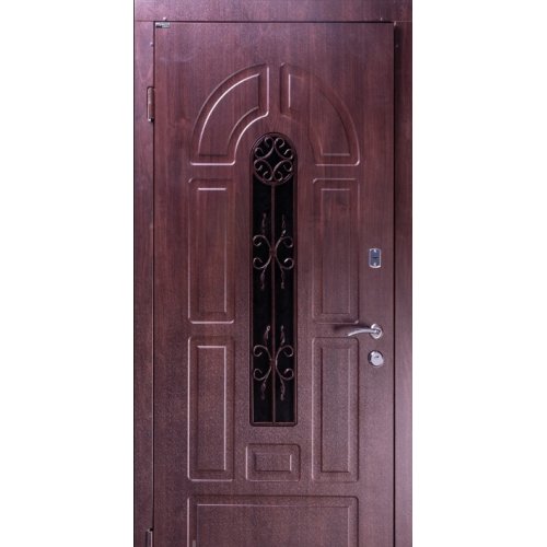 Дверь Элегант Модель №4 темный орех