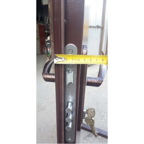 Техническая дверь 2 листа металла RAL8017
