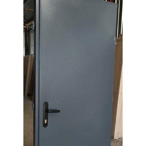 Техническая дверь 2 листа металла RAL7024