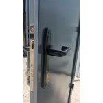 Техническая дверь 2 листа металла RAL7024