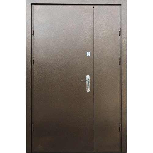 Полуторная Дверь Оптима Металл/металл с притвором