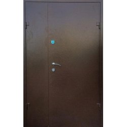 Полуторная Дверь Оптима Металл/мдф дуб бронзовый